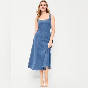 dress with oversized denim jacket Worn Well Light Wash Denim Jacket Light Wash / Small main image 0